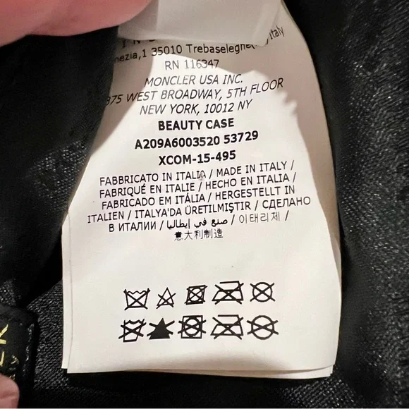 Moncler New With Tags Animal Print Beauty Bag Case - Picture 7 of 8